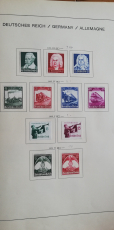 Deutsches Reich 1933 - 45 mit Gebieten im Schaubek Vordruck Album