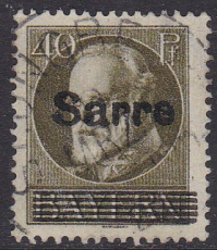 Saar Mi.-Nr. 24 oo gepr. BPP