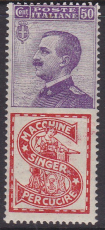 Italien Reklamemarke Mi.-Nr. 92/R 10 **