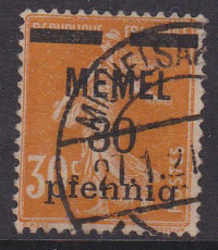 Memel Mi.-Nr. 21 x oo