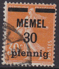 Memel Mi.-Nr. 21 z oo