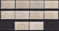 Memel Mi.-Nr. 98/107 oo gepr. BPP