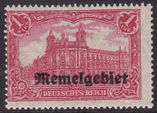 Memel Mi.-Nr. 9 **