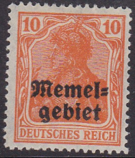 Memel Mi.-Nr. 14 **