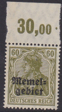Memel Mi.-Nr. 16 x ** P OR