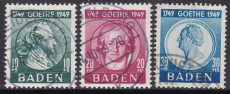 Baden Mi.-Nr. 47/49 oo