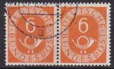 Bund Mi.-Nr. 126 oo Paar