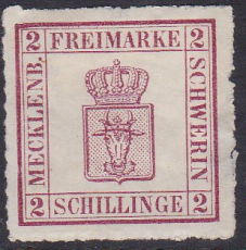 Mecklenburg - Schwerin Mi.-Nr. 6 a (*)