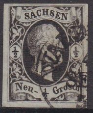 Sachsen Mi.-Nr. 3 oo