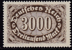 Deutsches Reich Mi.-Nr. 254 c z ** gepr. INFLA