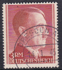 Deutsches Reich Mi.-Nr. 801 B oo