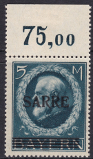 Saar Mi.-Nr. 30 ** Fotoattest