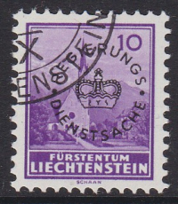 Liechtenstein Dienst Mi.-Nr. 12 x oo