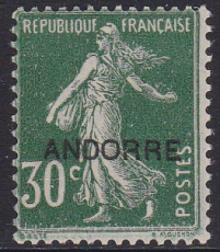 frz. Andorra Mi.-Nr. 10 **