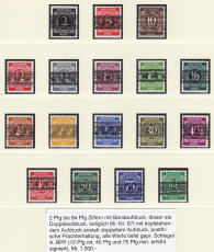 Bizone Mi.-Nr. 52/68 I DD ** gepr. BPP