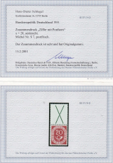 Bund ZD Mi.-Nr. S 7 ** Fotobefund