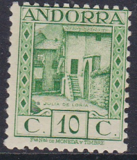 sp. Andorra Mi.-Nr. 30 A *