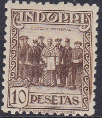 sp. Andorra Mi.-Nr. 42 A *