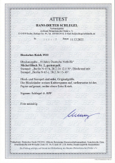 Deutsches Reich Mi.-Nr. Block 2 oo Fotoattest