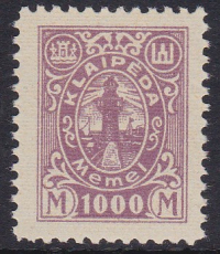 Memel Mi.-Nr. 161 **