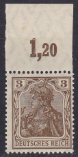 Deutsches Reich Mi.-Nr. 84 II a P OR **