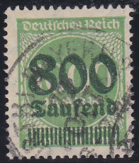 Deutsches Reich Mi.-Nr. 308 A b oo gepr. INFLA