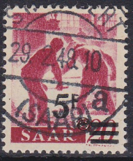 Saar Mi.-Nr. 232 Z I oo gepr. BPP