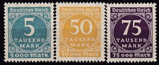 Deutsches Reich Mi.-Nr. 274/76 **