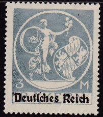 Deutsches Reich Mi.-Nr. 134 AF V ** gepr. INFLA