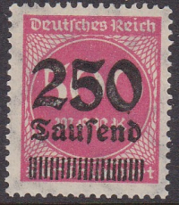 Deutsches Reich Mi.-Nr. 295 z ** gepr. INFLA