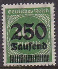 Deutsches Reich Mi.-Nr. 293 III ** gepr. INFLA