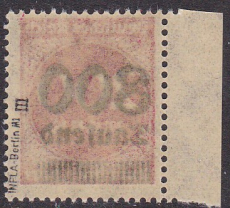 Deutsches Reich Mi.-Nr. 303 AF III ** gepr. INFLA