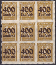 Deutsches Reich Mi.-Nr. 299 III ** gepr. INFLA