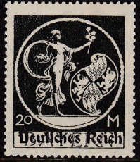 Deutsches Reich Mi.-Nr. 138 AF IX ** gepr. BPP