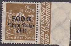 Deutsches Reich Mi.-Nr. 259 XI ** gepr. INFLA