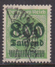 Deutsches Reich Mi.-Nr. 308 Ab oo gepr. INFLA