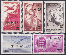 Monaco Mi.-Nr. 297/301 **