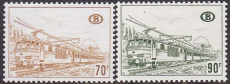 Belgien Eisenbahnpaketmarken Mi.-Nr. 347/48 x **