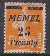Memel Mi.-Nr. 58 **