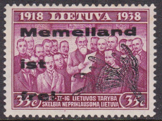 Memel Mi.-Nr. III/II **