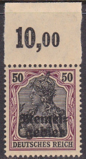 Memel Mi.-Nr. 7 x P OR **