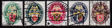 Deutsches Reich Mi.-Nr. 430/34 oo