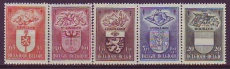 Belgien Mi.-Nr. 798/802 **