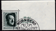 Deutsches Reich Mi.-Nr. 650 oo mit Anhängsel