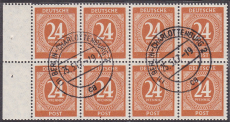 Alli.Bes. Mi.-Nr. H - Blatt 124 oo