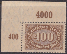 Deutsches Reich Mi.-Nr. 222 c P OR ** gepr. INFLA