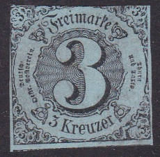Thurn & Taxis Mi.-Nr. 12 a (*)