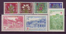 Belgien Mi.-Nr. 876/882 **