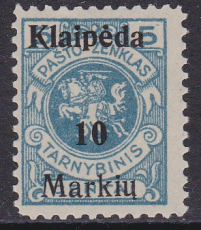 Memel Mi.-Nr. 129 I ** gepr. BPP