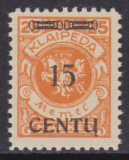 Memel Mi.-Nr. 170 B I **